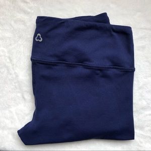 Titika navy blue full length Lucky Legging workout leggings size 6 womens